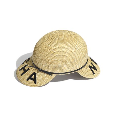 chanel wicker hat|Chanel headwear.